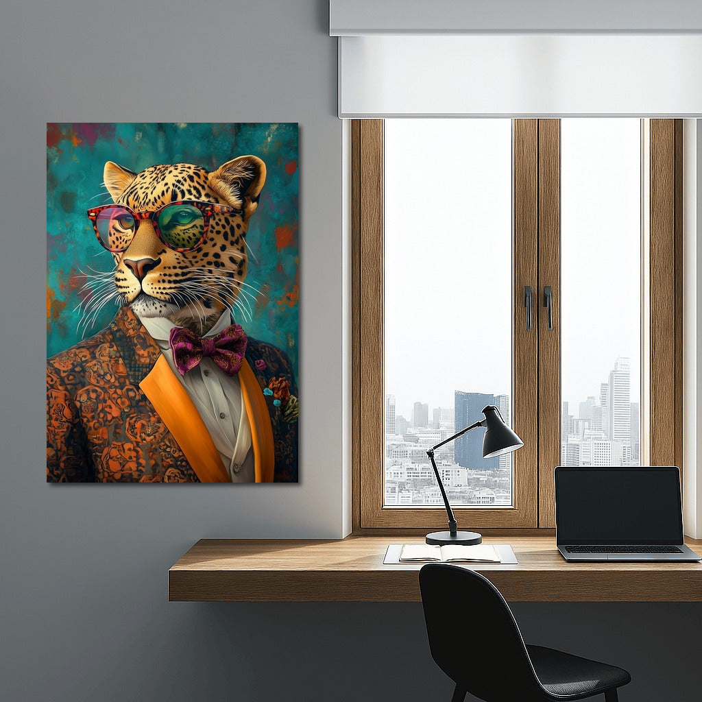 Elegance in a Spotted Tie