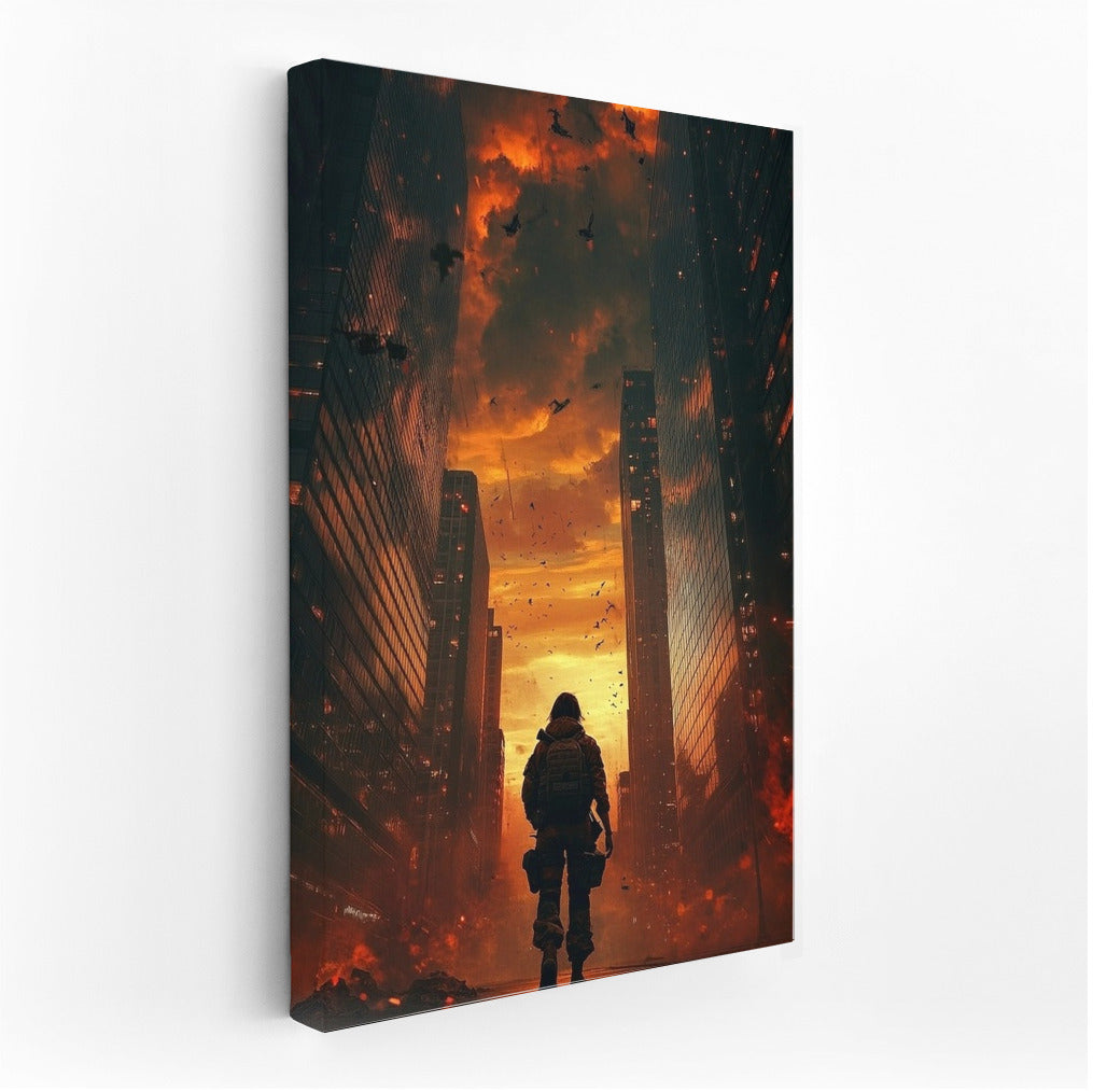 The Lonely Guardian of the Burning City