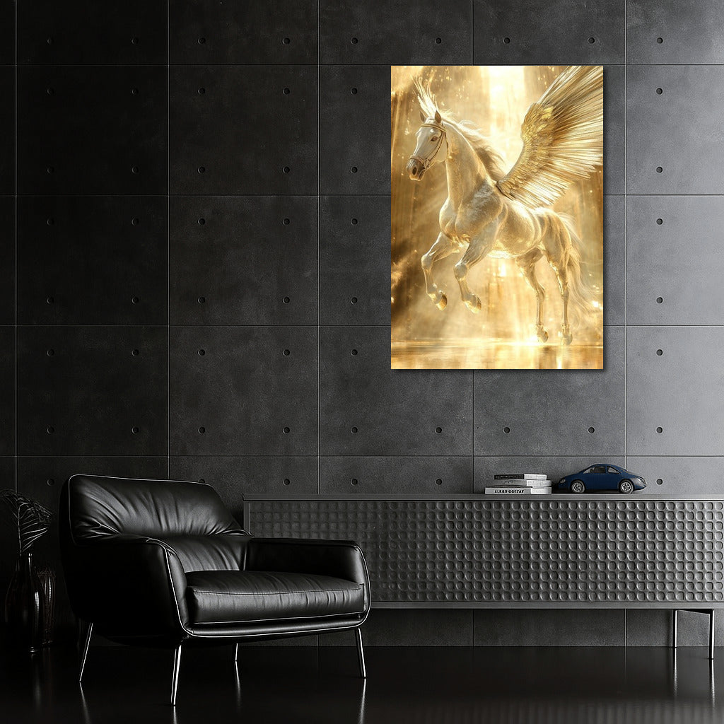 Golden-winged Pegasus: The Shining of a Fairy Tale