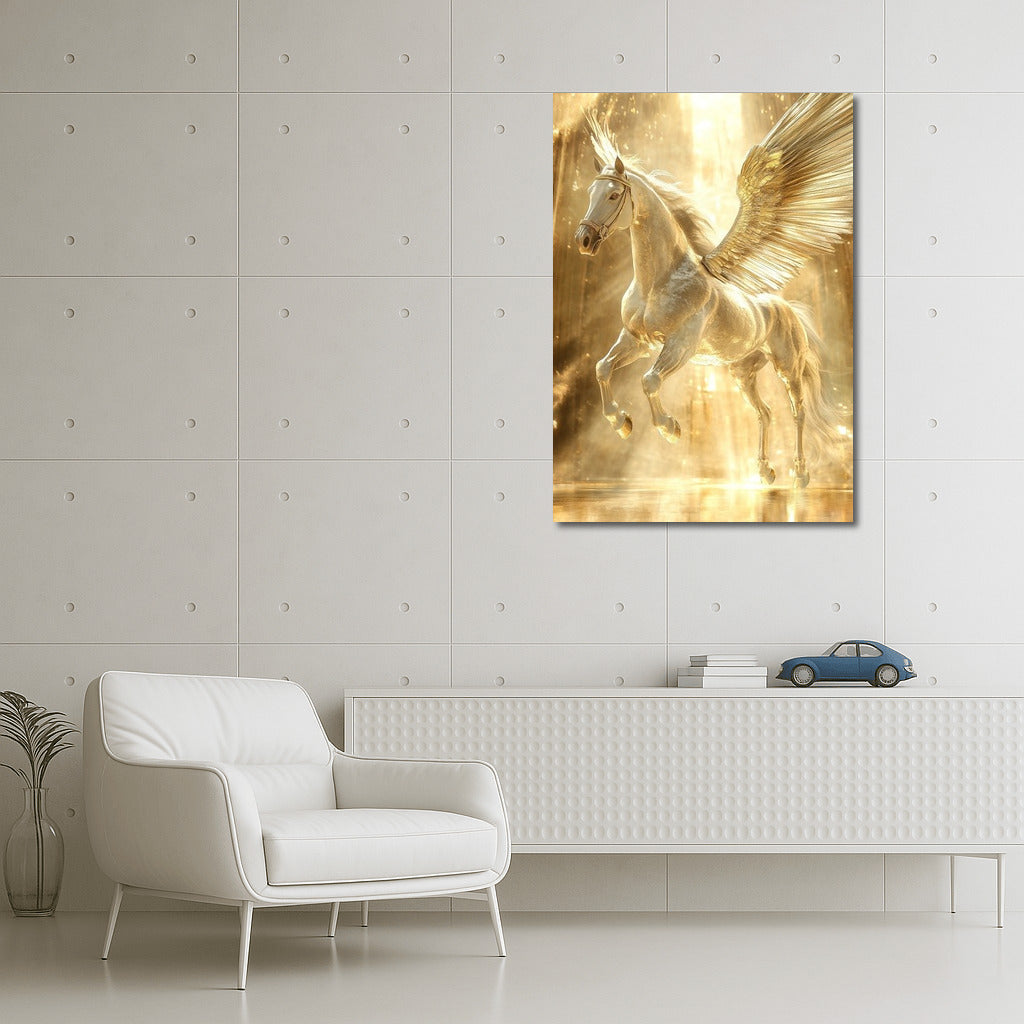 Golden-winged Pegasus: The Shining of a Fairy Tale