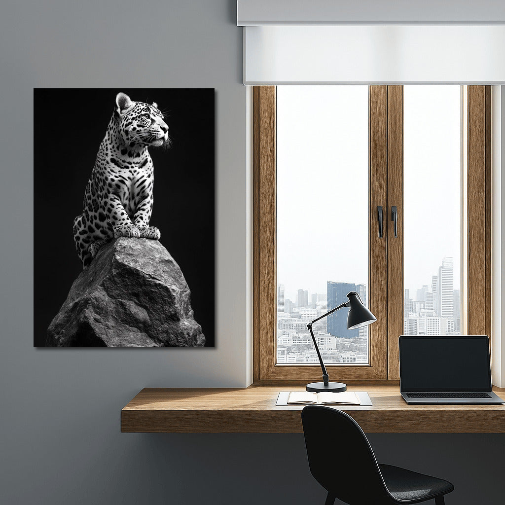 Shadow of Grace: Leopard on the Summit