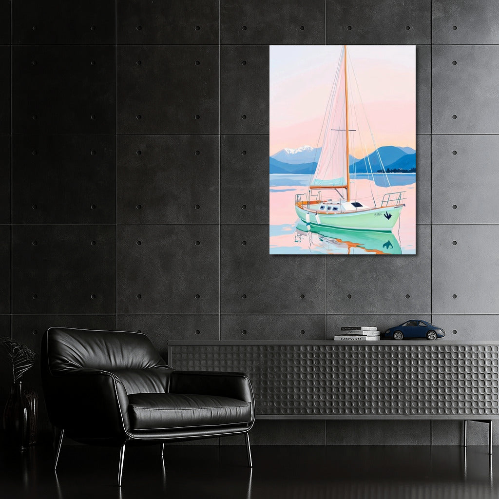 Sunset Sail: Journey into Silence