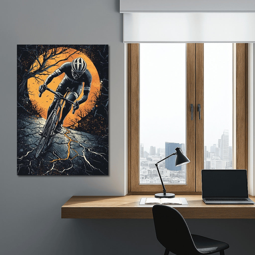 Moon Wind Cyclist