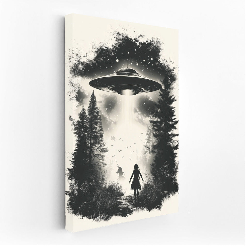 Forest Symphony of Extraterrestrial Shadows