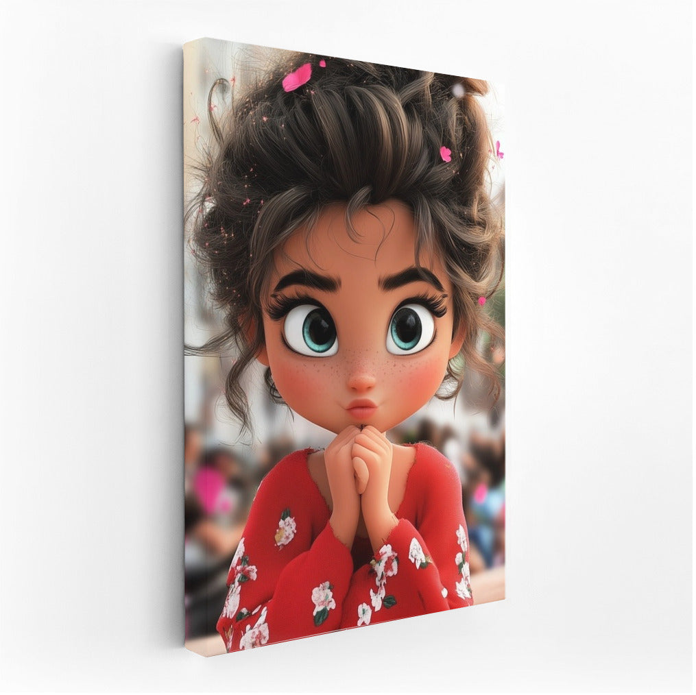 Cartoon Diva's Flower Fairytale
