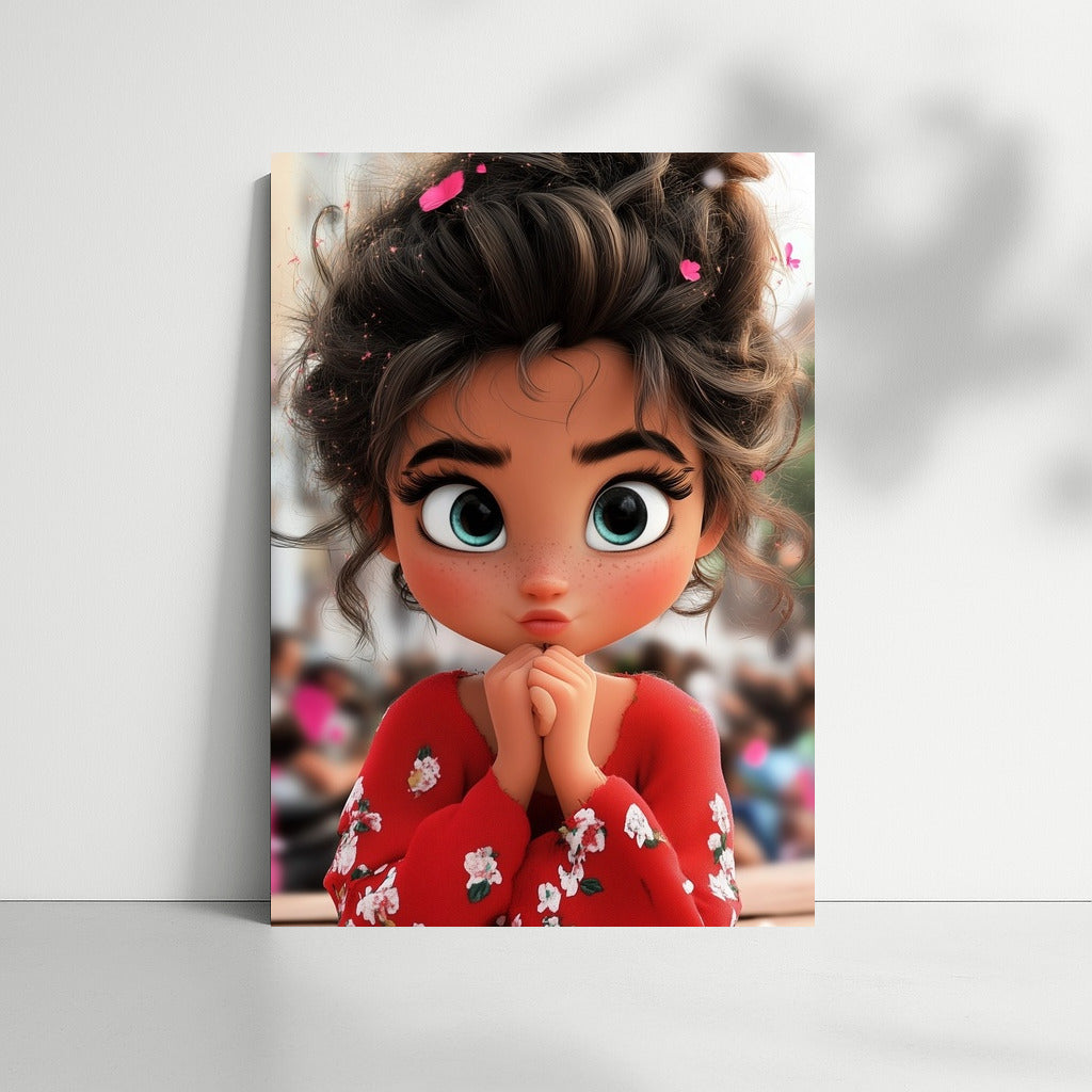 Cartoon Diva's Flower Fairytale