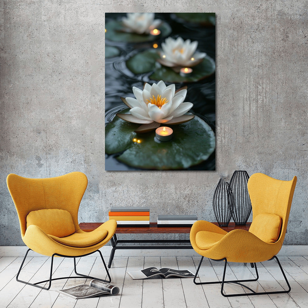 Lilies in the Firefly Dance