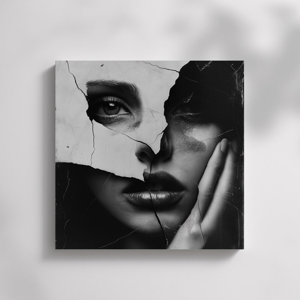 Face Fragments: A Mystery in Black and White