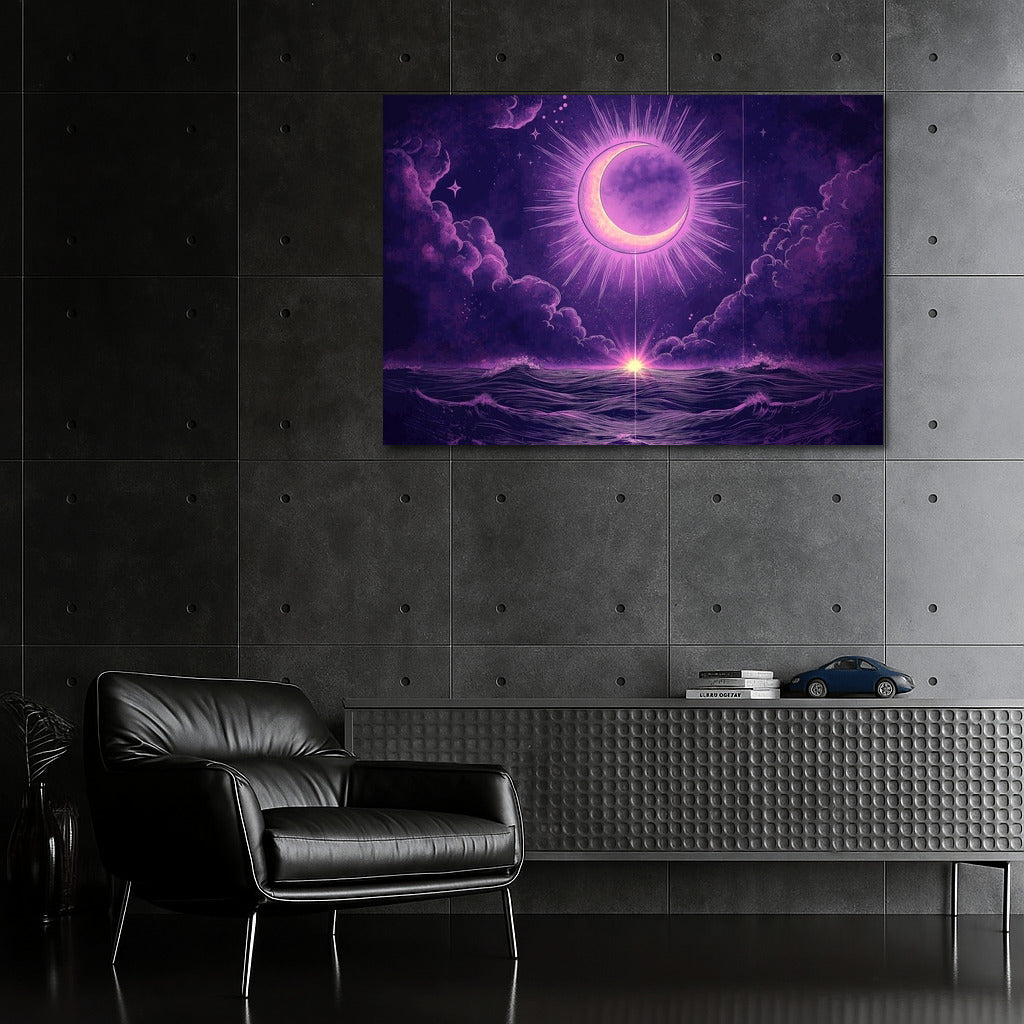 Moon Waltz in Violet Embrace