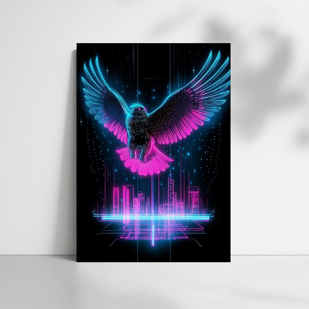 Cyber Falcon in Flight
