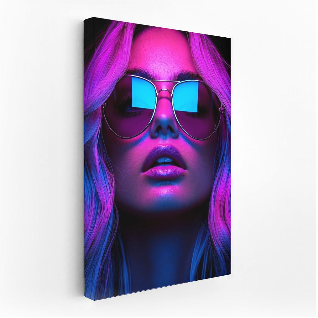 Neon Gaze: Mystery Through Glass