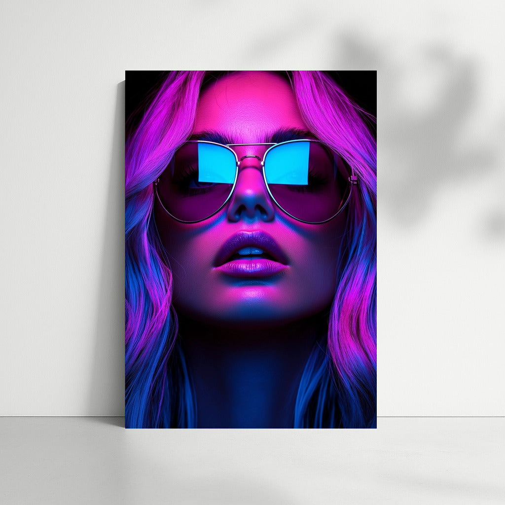 Neon Gaze: Mystery Through Glass