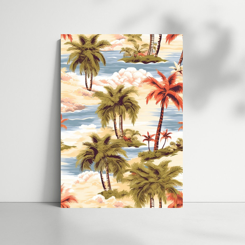 Palm Waltz Under the Cloud Dome