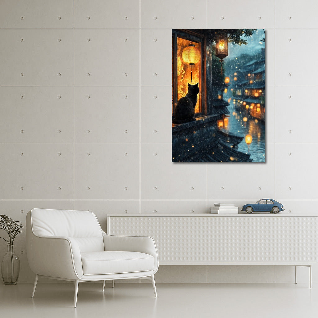 Eastern Whisper of Rain: Cat in the Dream City
