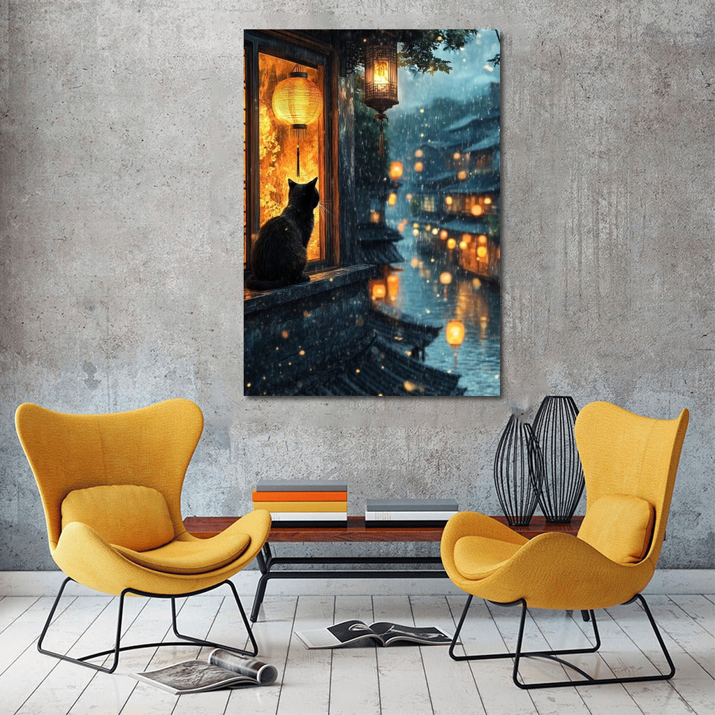 Eastern Whisper of Rain: Cat in the Dream City