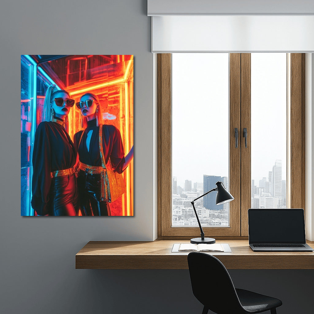 Neon Drive: Style in Glasses