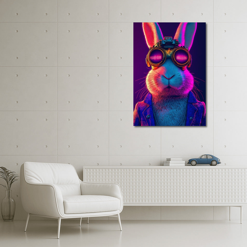 Cyber-hare in time glasses