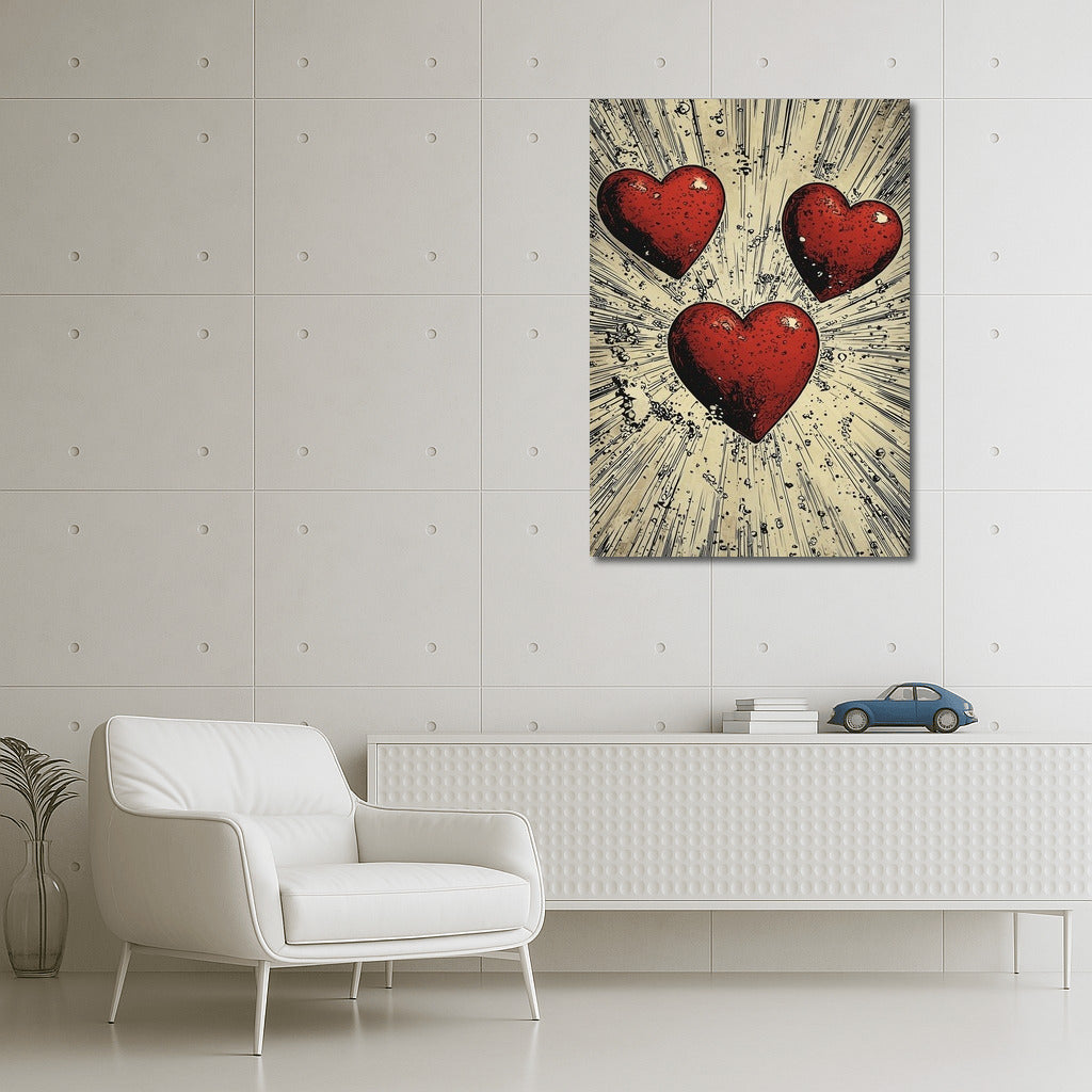 Emotional Fireworks of Hearts
