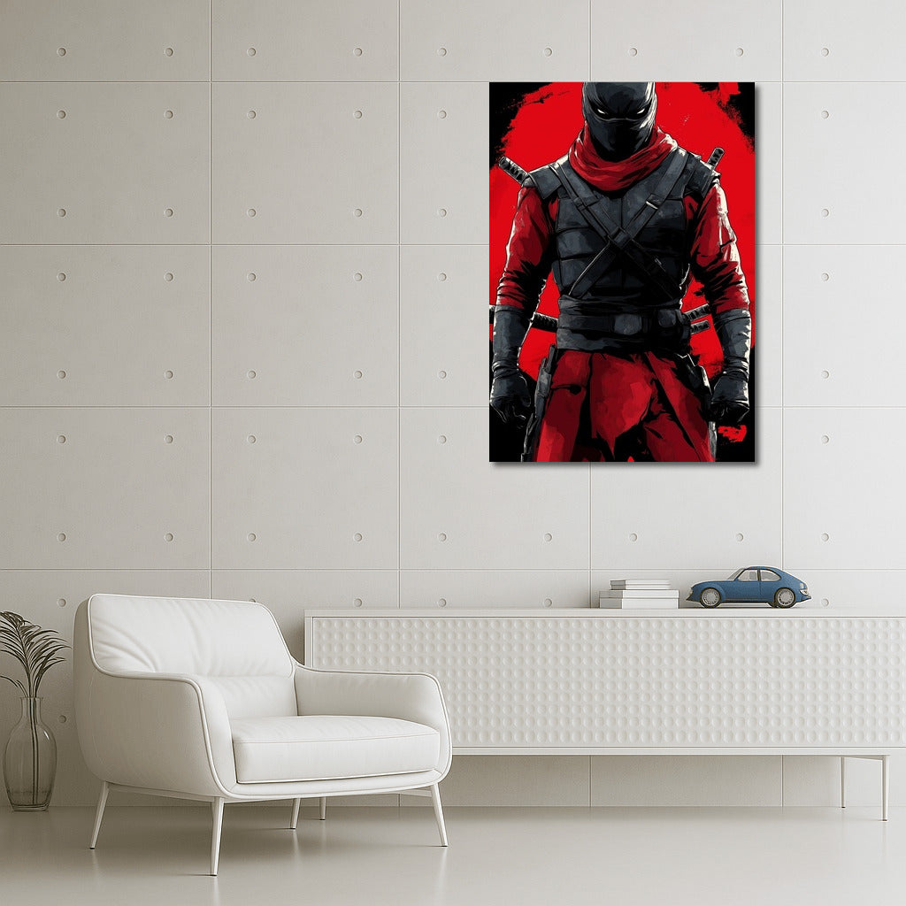 Shadow of the Fighter in the Scarlet Arena