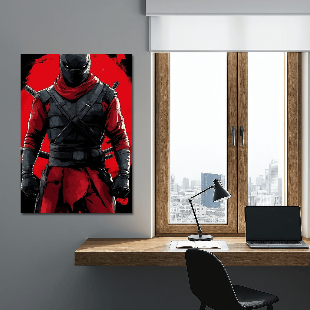 Shadow of the Fighter in the Scarlet Arena