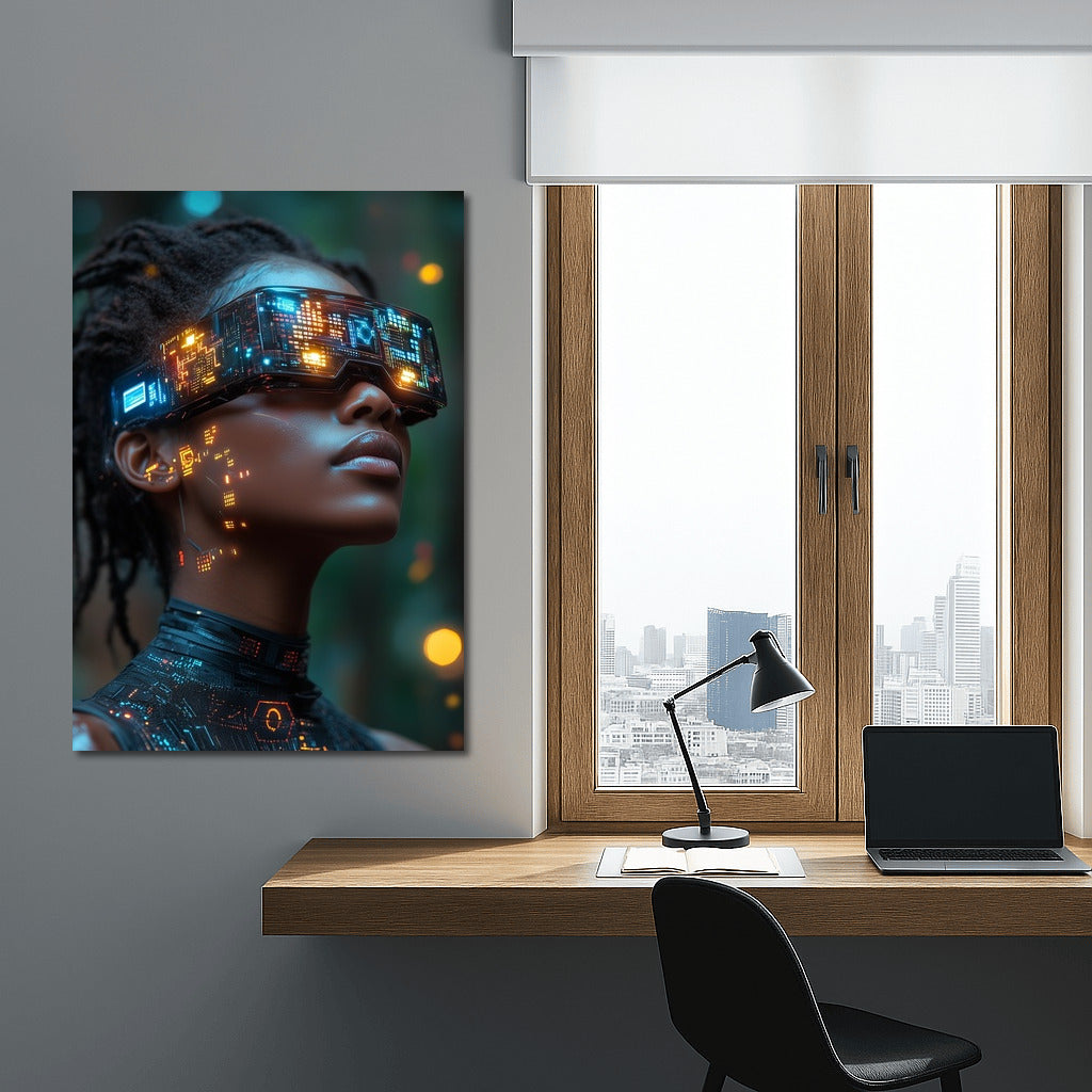 Cybermuse in the Light Dance