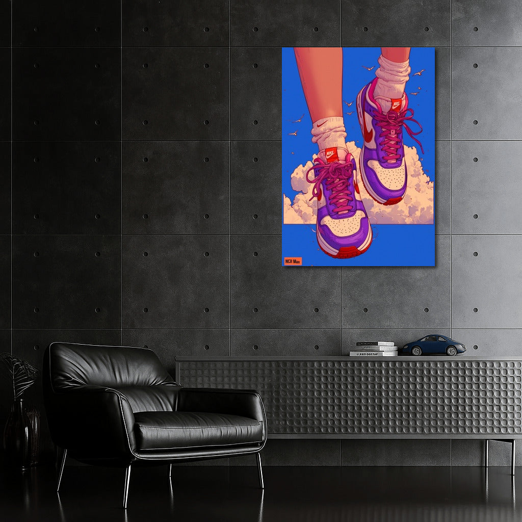 Floating in Nike: Freedom in the Sky