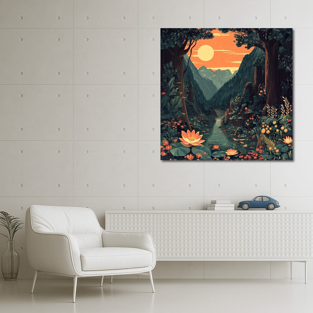 Whispers of the Sunset Forest
