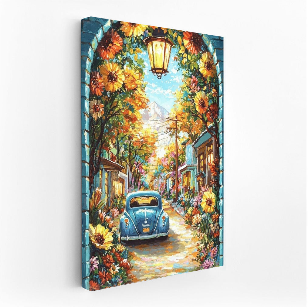 Flora and Volkswagen: Retro Fairytale in Flowers