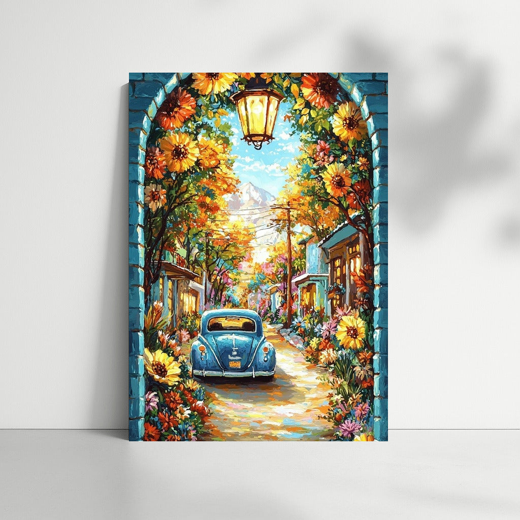 Flora and Volkswagen: Retro Fairytale in Flowers