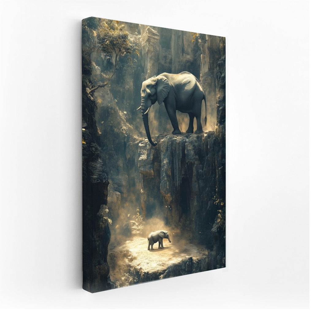 Harmony of Giants: The Majesty of the Rock Elephants