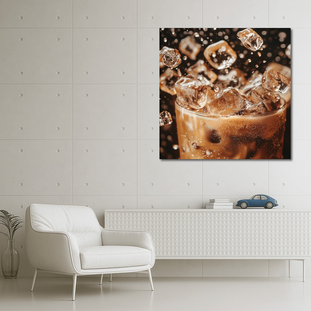 Coffee Dance of Ice Floes: Light and Facets
