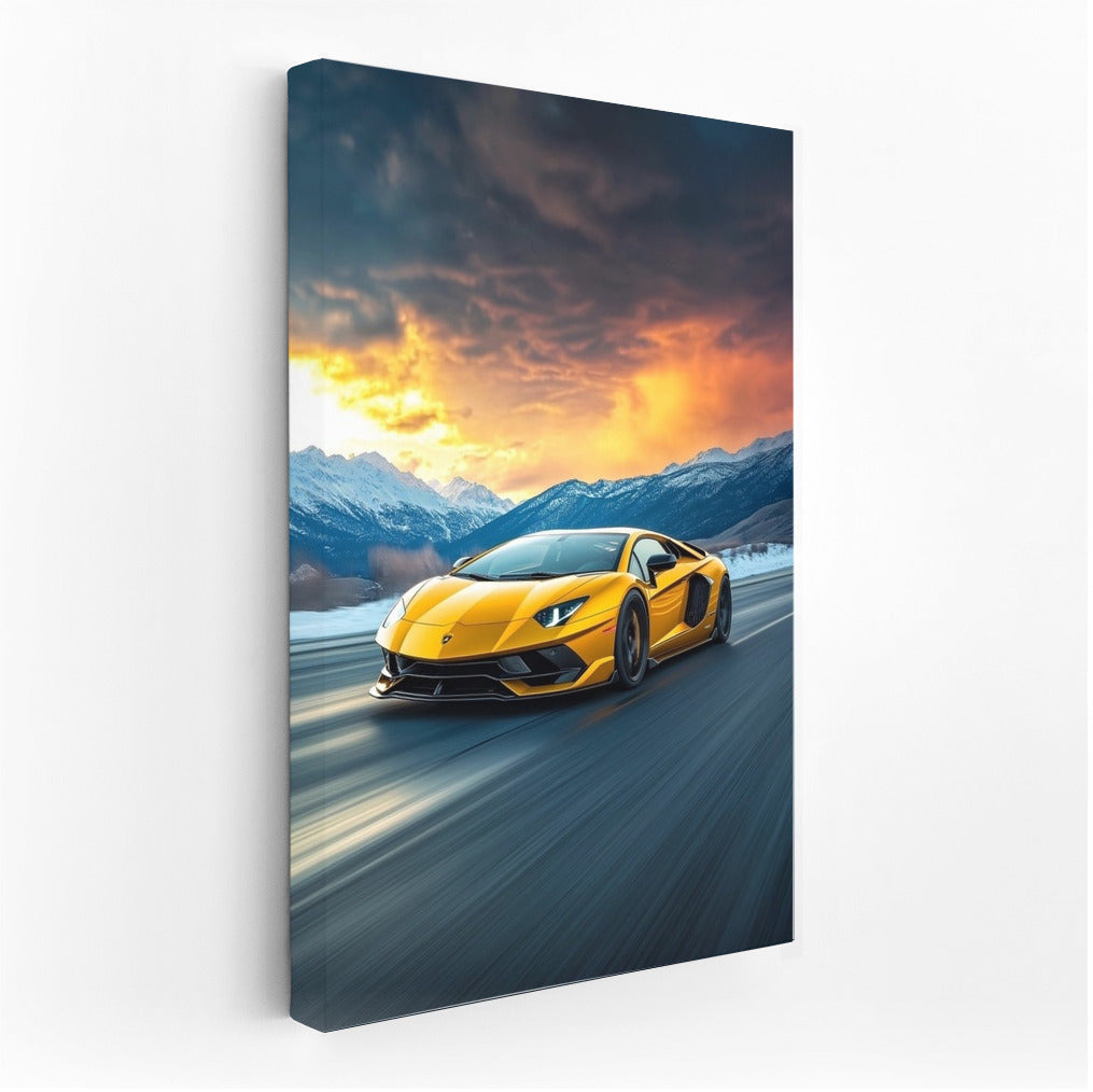 Sunset Symphony of Speed