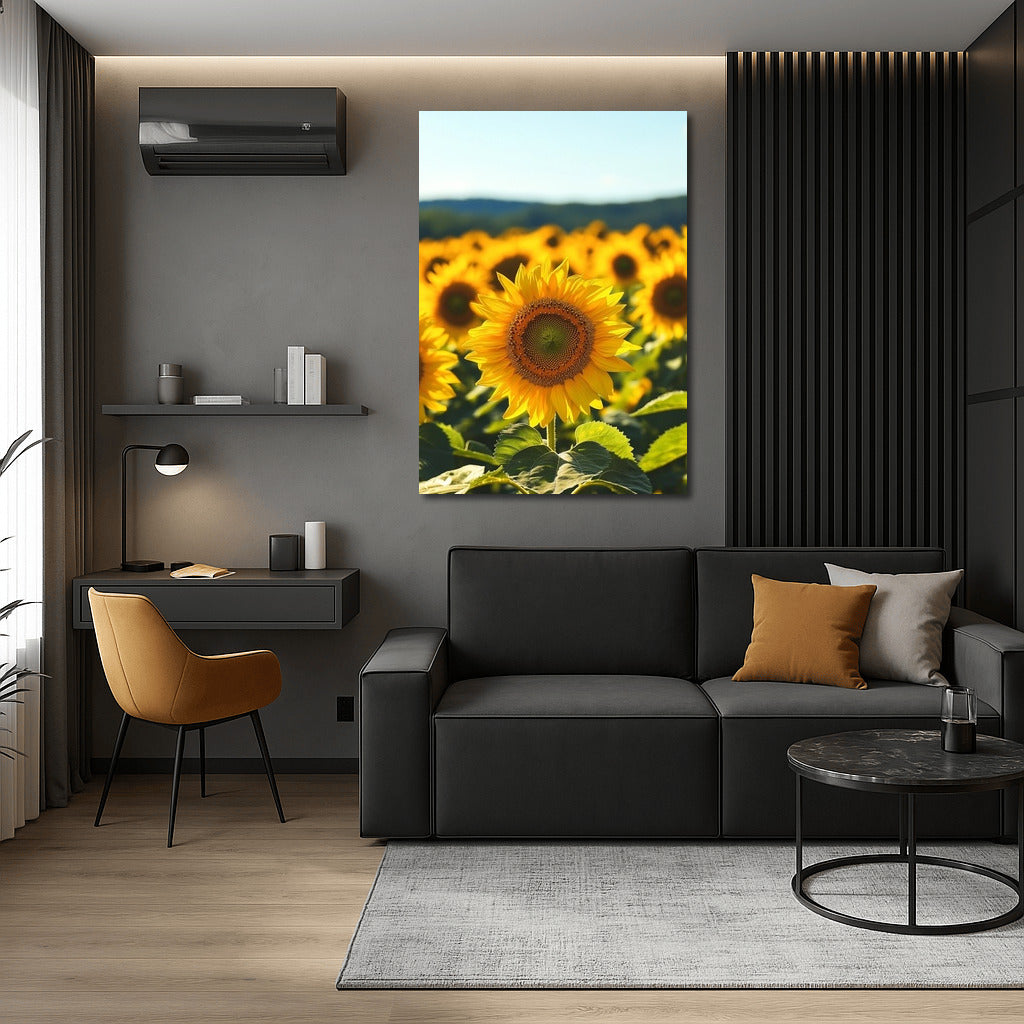 Sunflowers in the Embrace of Summer
