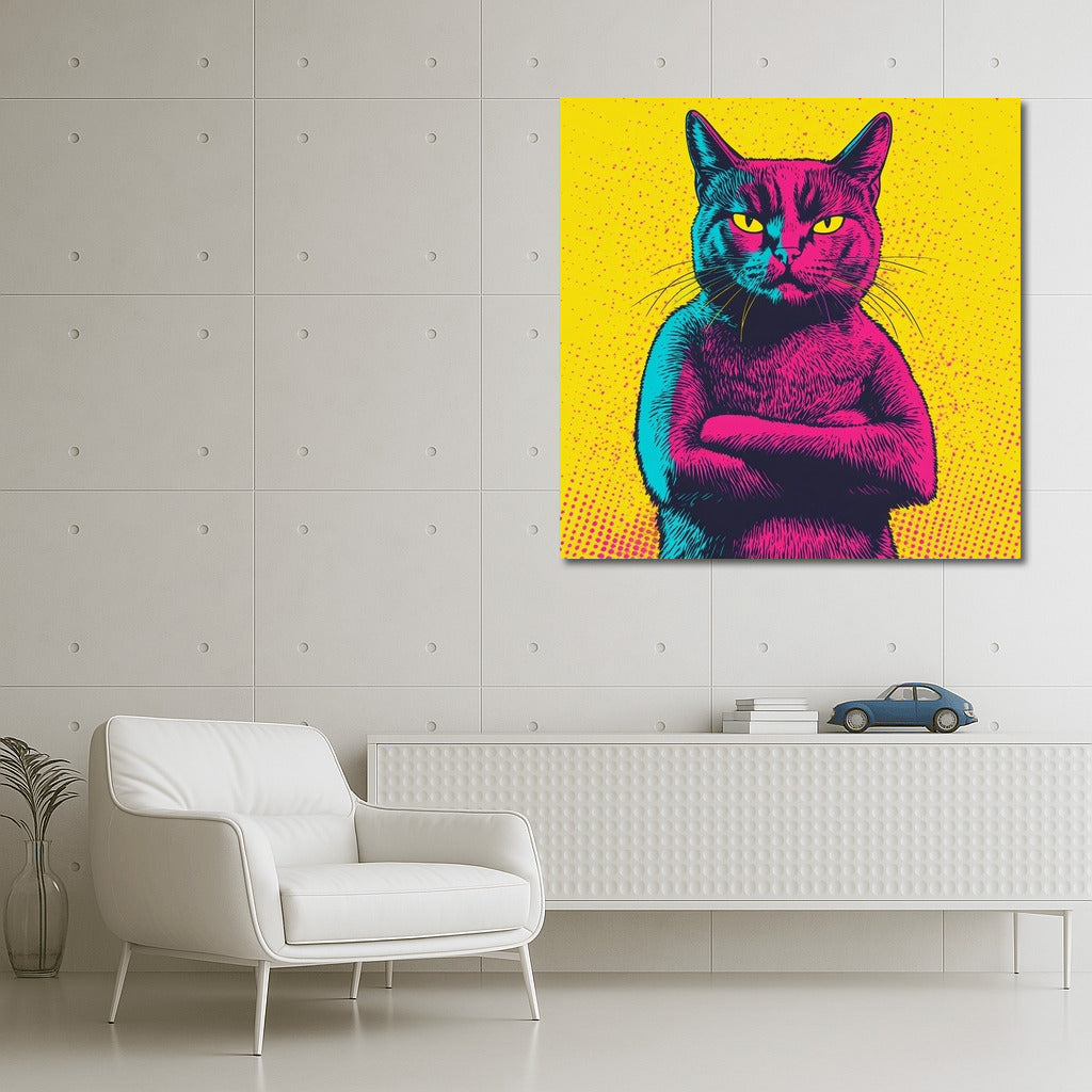 Pop Art Furry Rebel