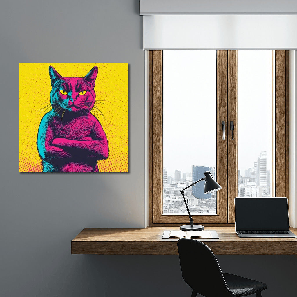 Pop Art Furry Rebel