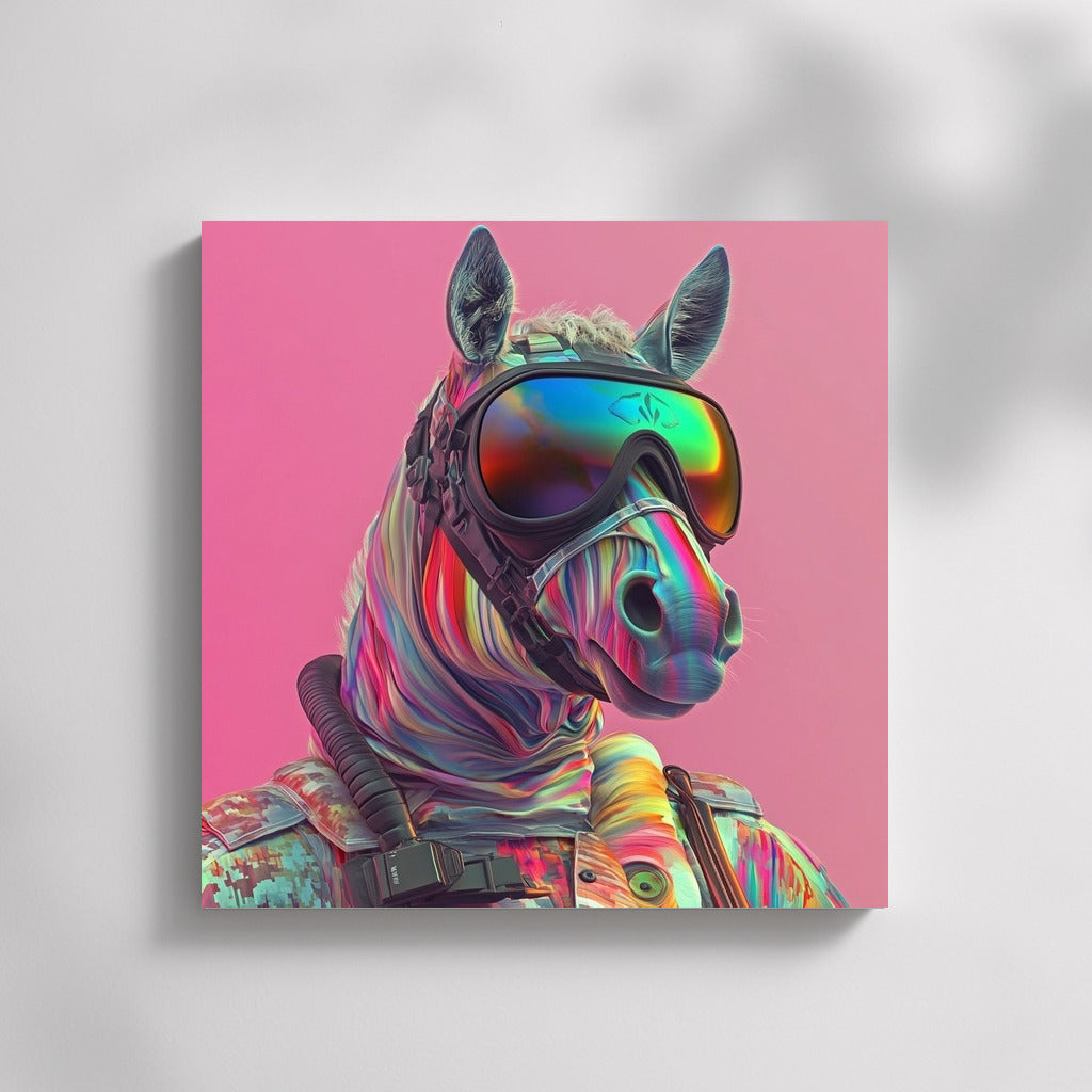 Psychedelic Zebra Flight