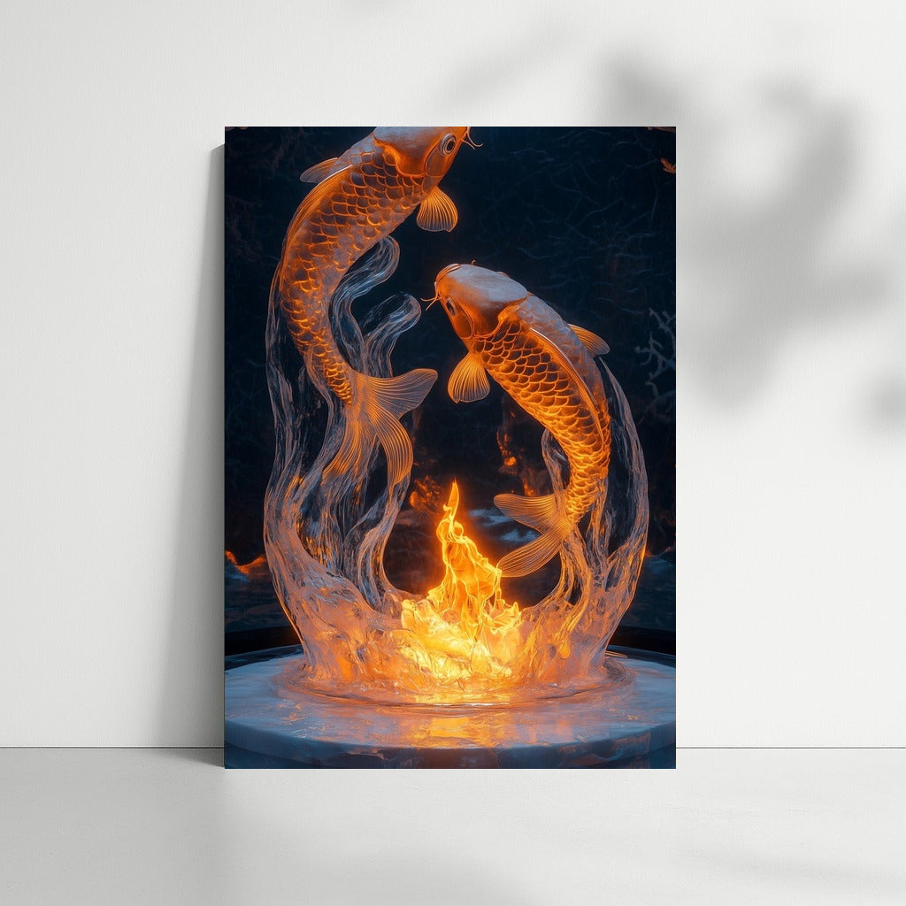Fiery Ballet of Fishes