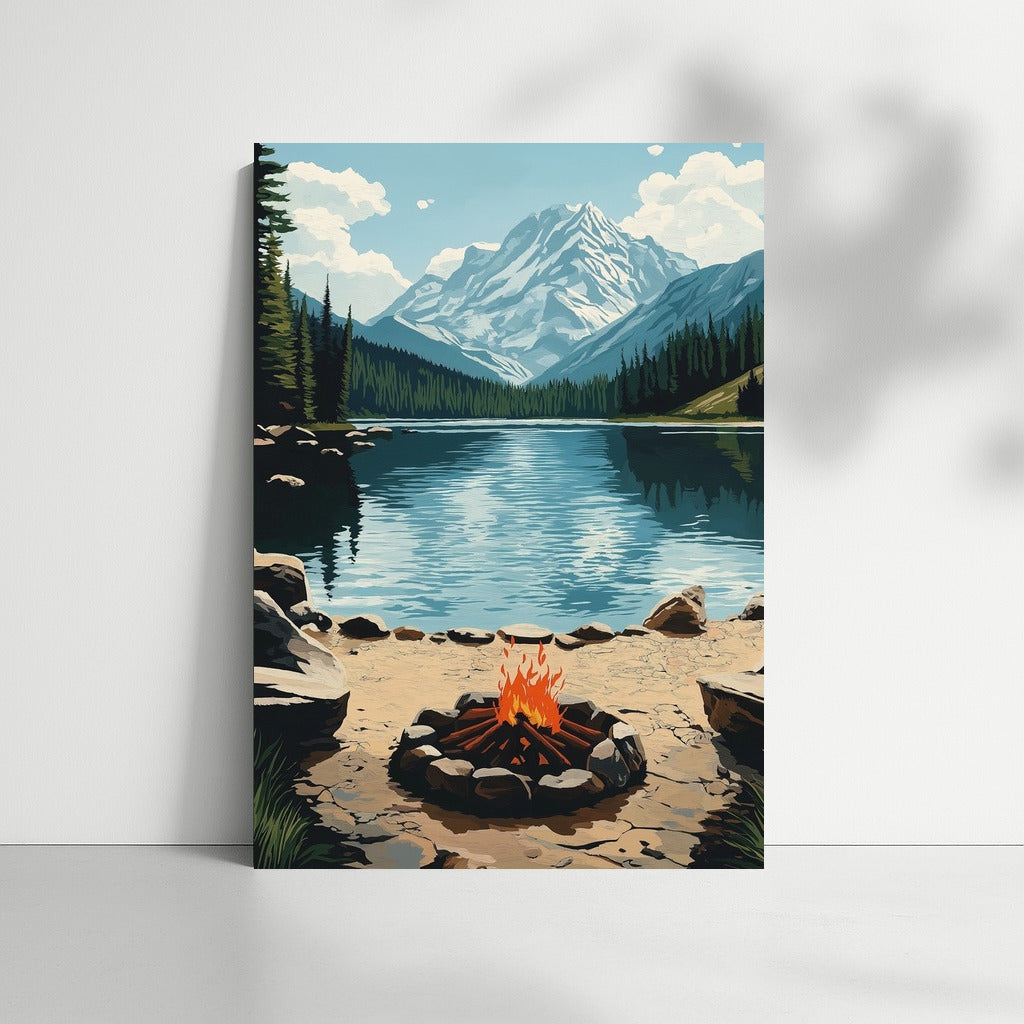 Lake Light: Mountains in the Embrace of Silence
