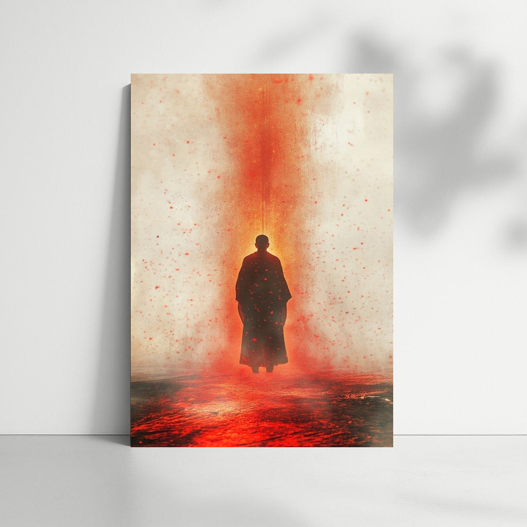Silhouette in the Flame of Mist