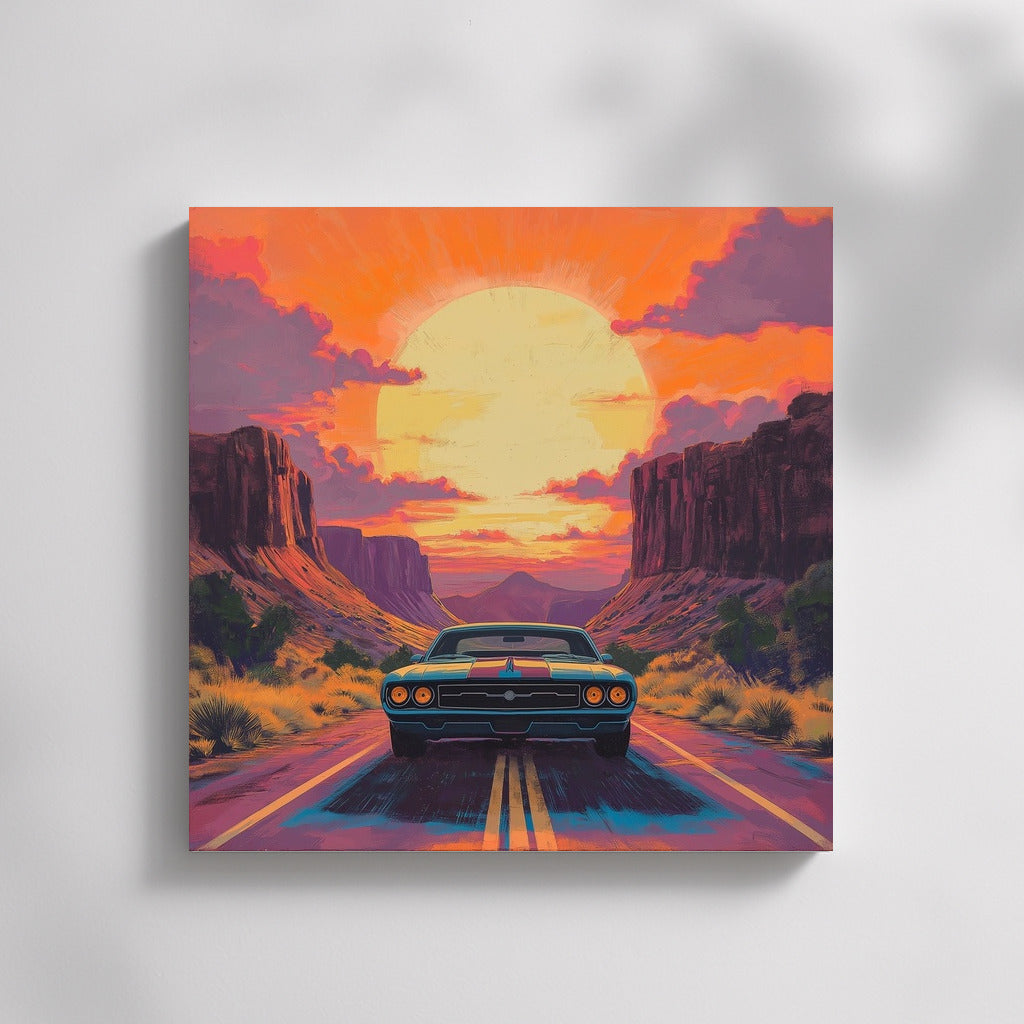 Retro Race to Sunset Canyon