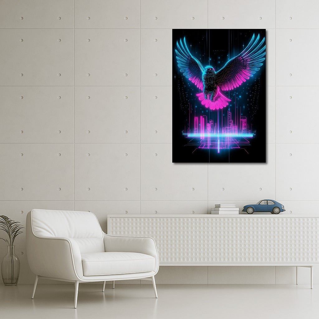 Neon Guardian of the Galaxy