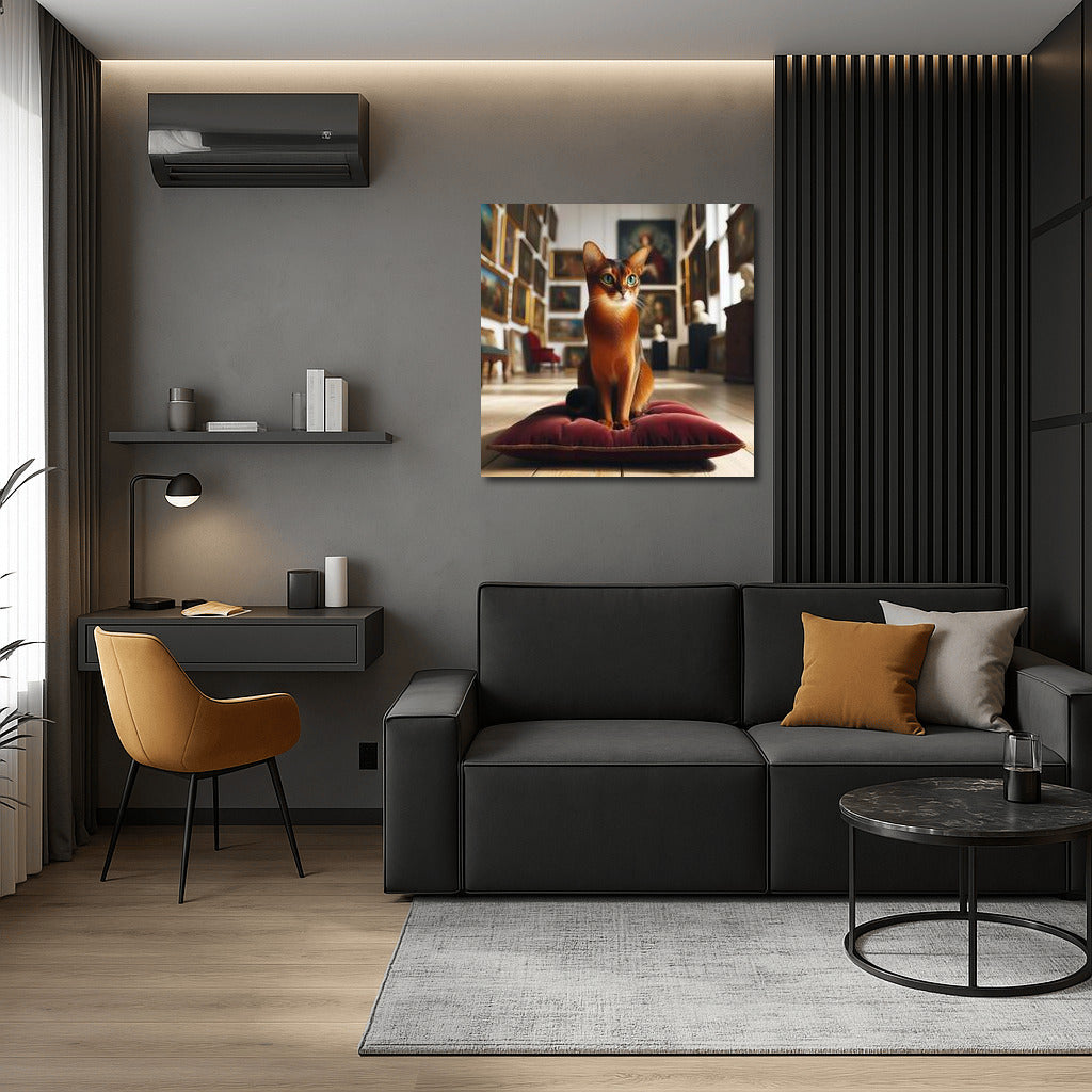 Grace of the Abyssinian in the Gallery: Comfort and Art