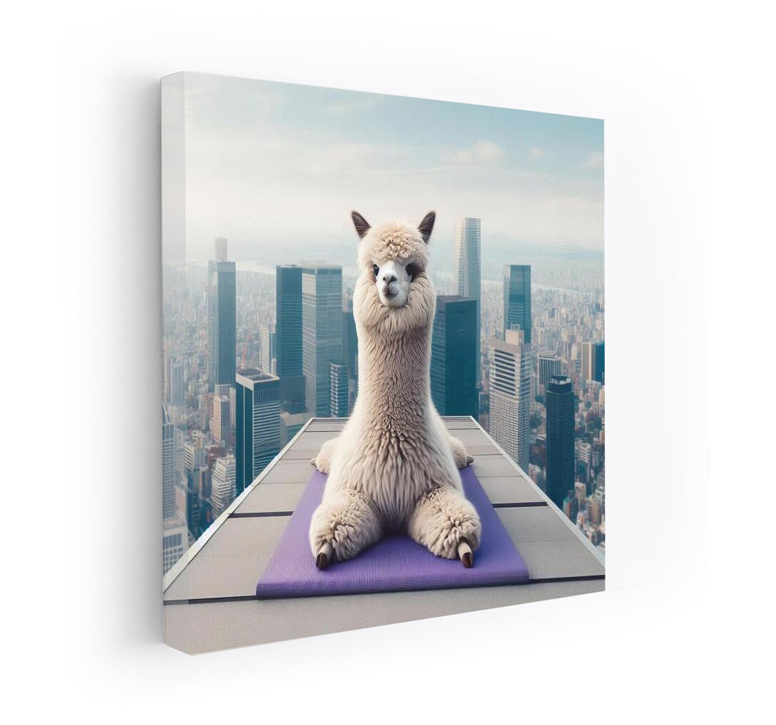 Lama Yogi in the City: Inspiration and Smile for Your Walls