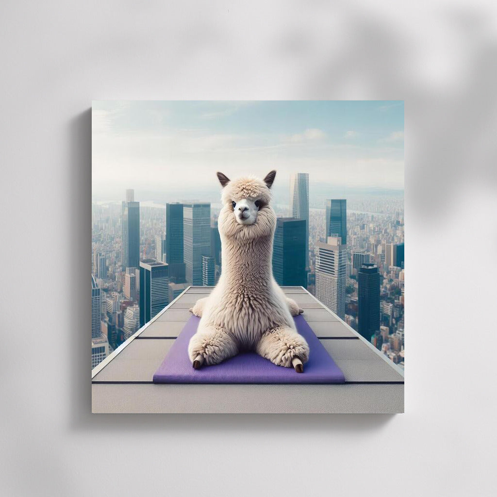 Lama Yogi in the City: Inspiration and Smile for Your Walls