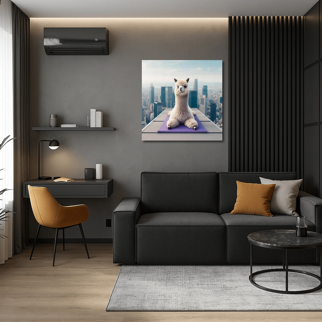 Lama Yogi in the City: Inspiration and Smile for Your Walls
