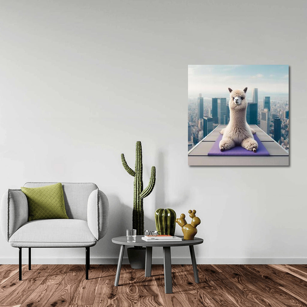 Lama Yogi in the City: Inspiration and Smile for Your Walls