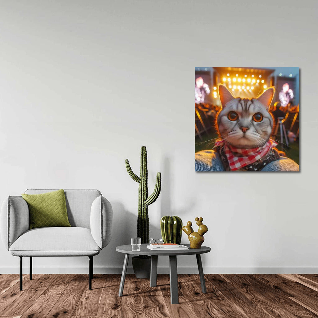 Cat Concert: Star Musical Show for Interior