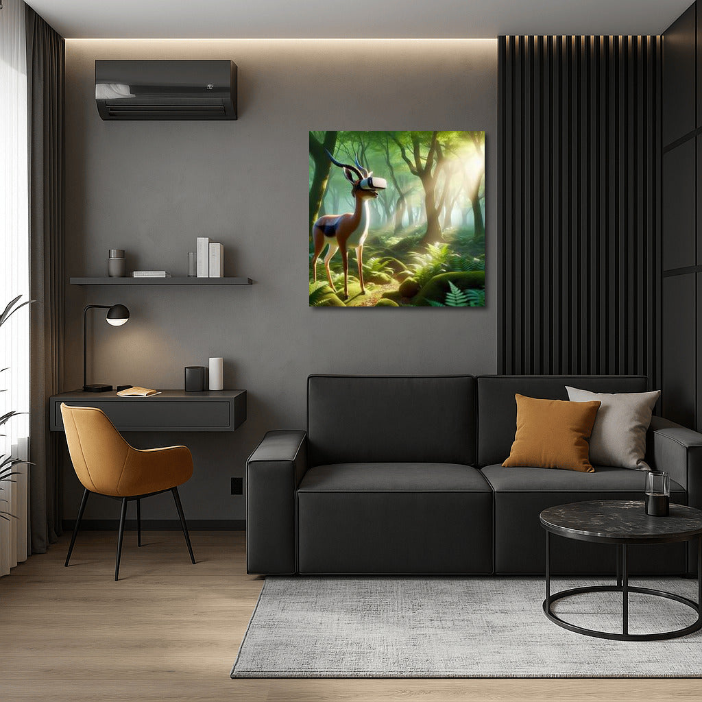 Virtual Antelope in the Fairytale Forest: Immersion in Reality