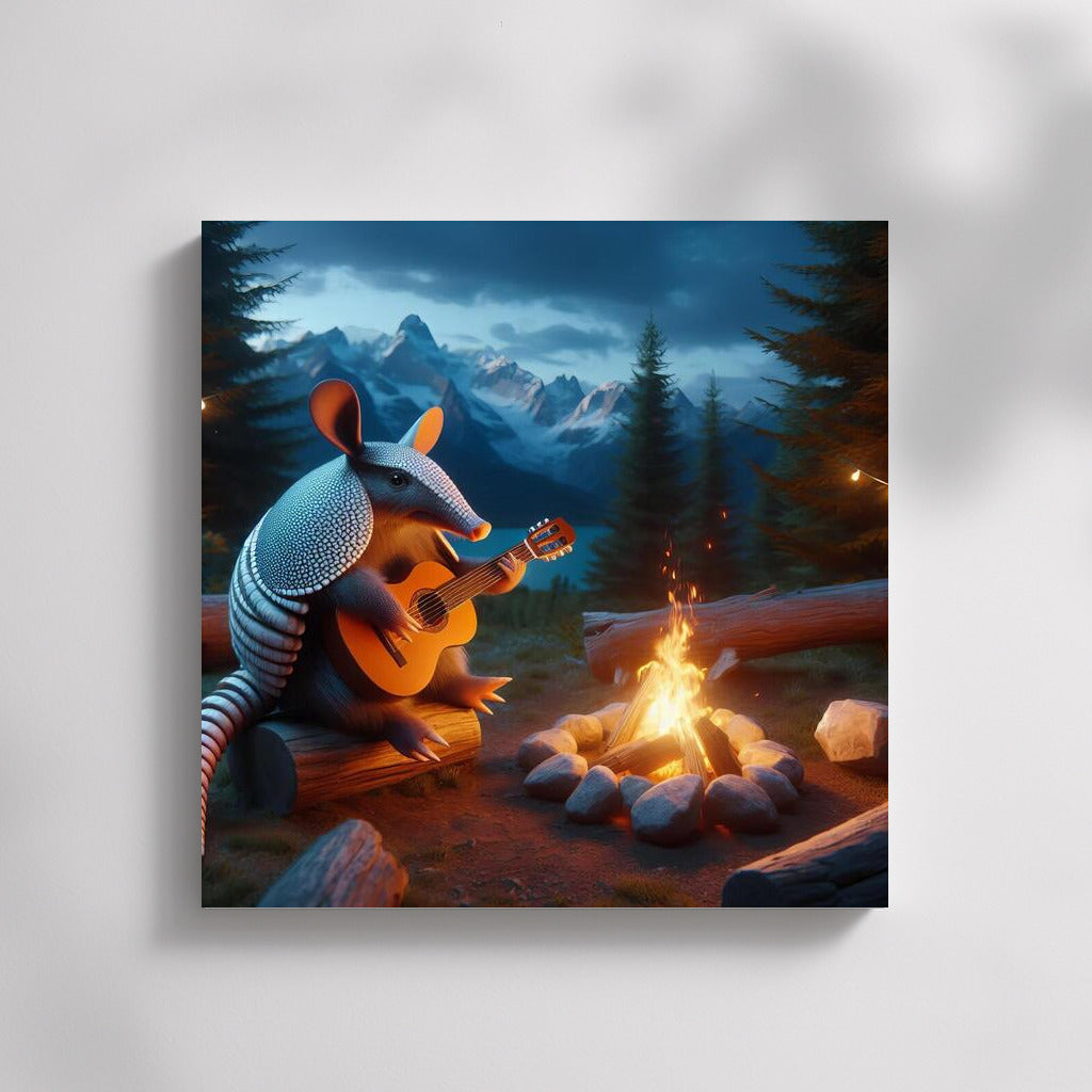 Guitarist-Battleship at the Campfire in the Mountains: Comfort and Magic