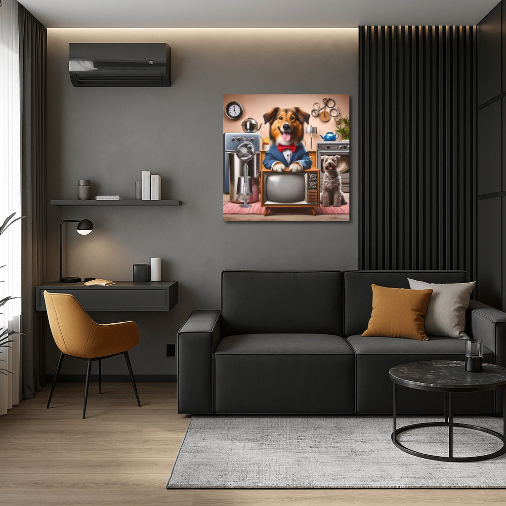 Australian Shepherd Showman in the World of Living Devices